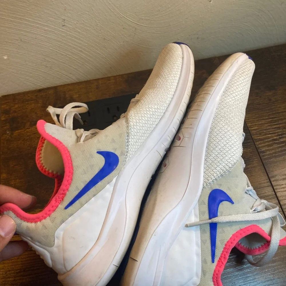 Nike Free TR 8 Running Training Shoes Womens 7.5 Gray Blue Pink 942888-041